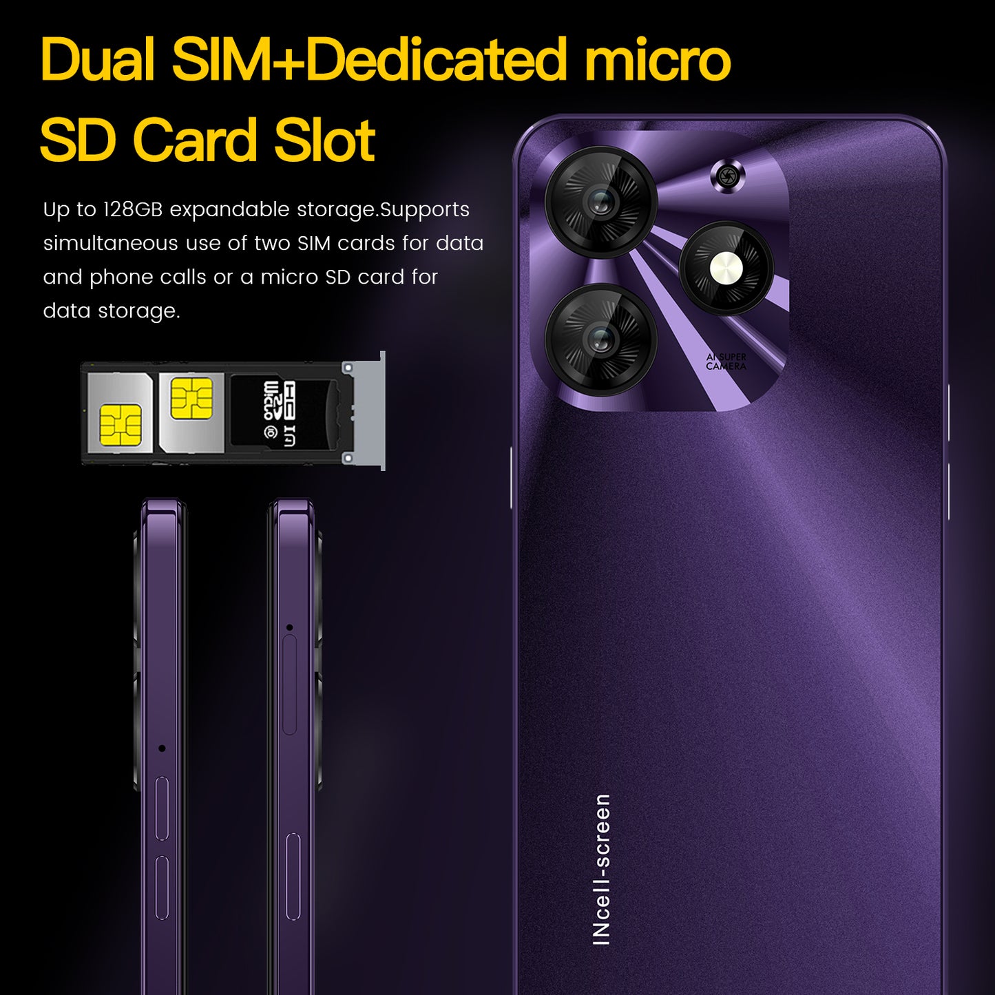 2024 Cell Phone 5G C16 Pro Max 7.3inch HD Full Screen,16GB+1TB,celulares Smartphone Android 13 Mobile Phones Global Version Unlocked