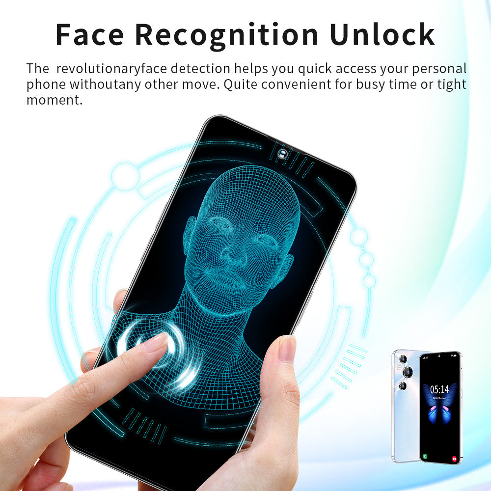 Brand New S30 Ultra Cellphones 5G Android Smartphone 8000mAh 16+1TB 7.3 Inch Face Unlock Cell Phone 50MP+108MP 4G Mobile Phones