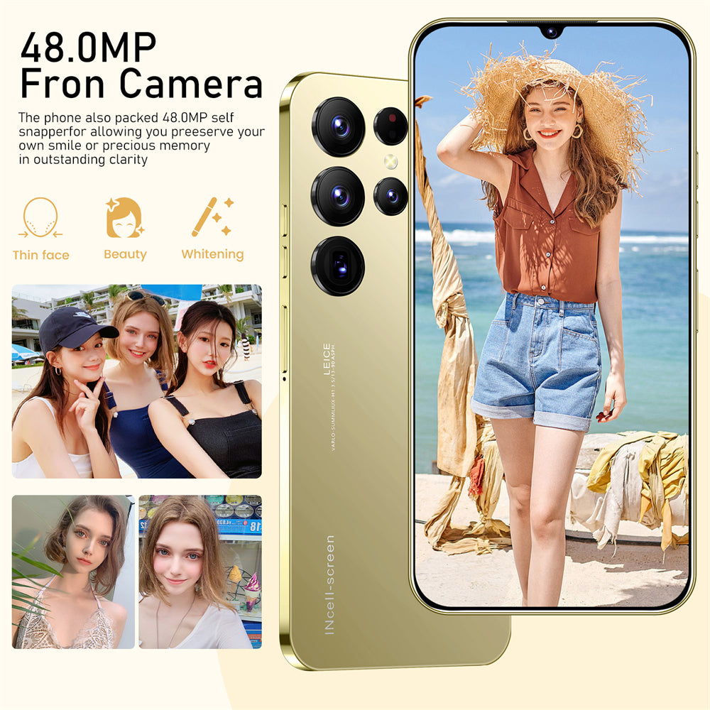 S23 Ultra Smartphone 5G 4G 6.8 in Full Screen 16GB+1TB Dual Sim Smart Mobile Phones Android Cellphones Global Version Cell Phone