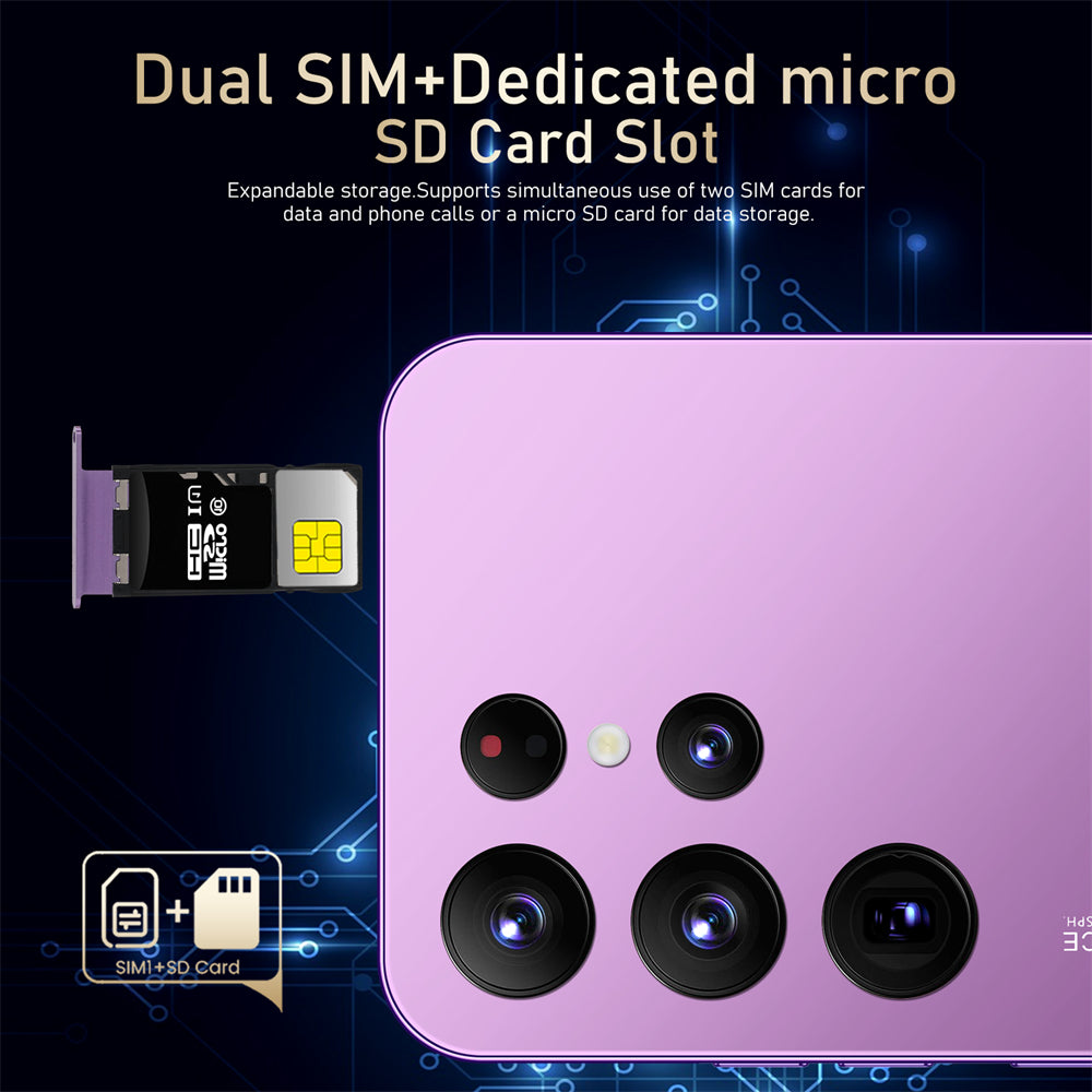 S23 Ultra Smartphone 5G 4G 6.8 in Full Screen 16GB+1TB Dual Sim Smart Mobile Phones Android Cellphones Global Version Cell Phone