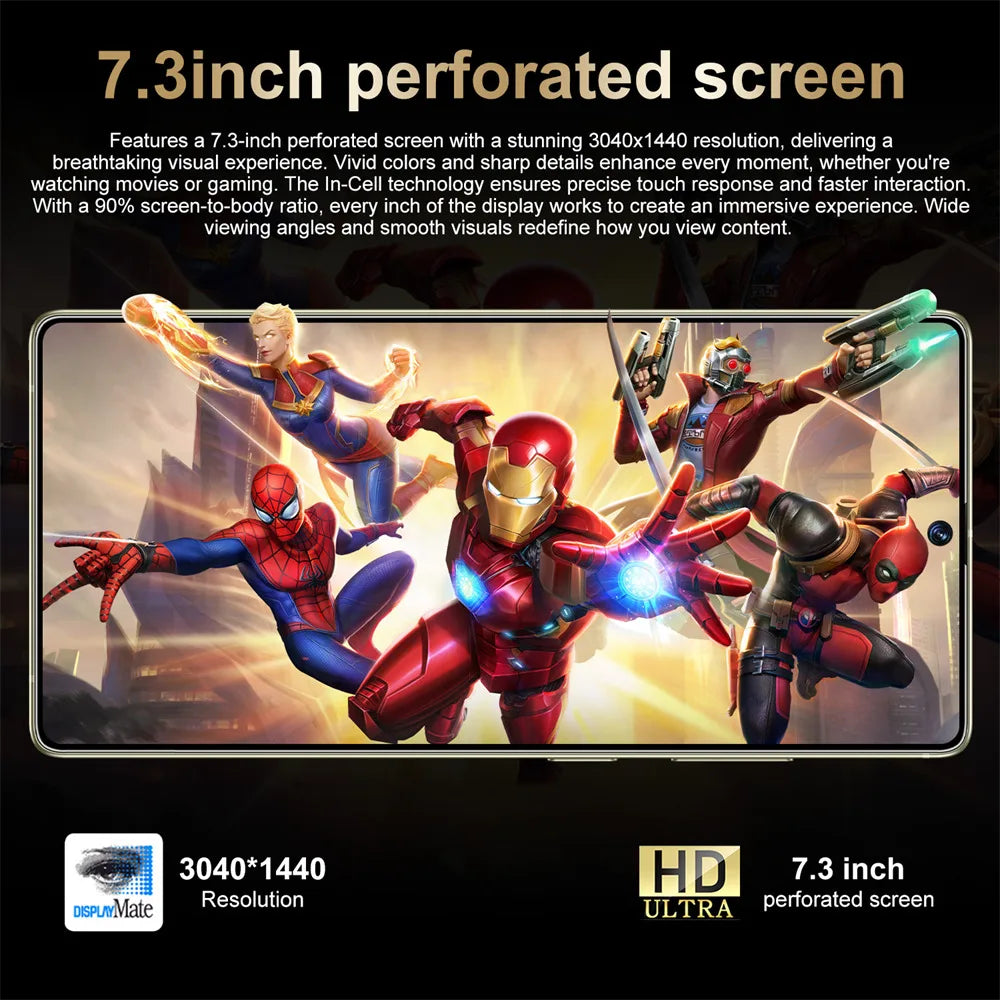2025 New S25 Ultra Original Smartphone 5G Dual Card Dual Standby Cell Phone Android 14 Global Version Phones 8000mAh Mobile Phones