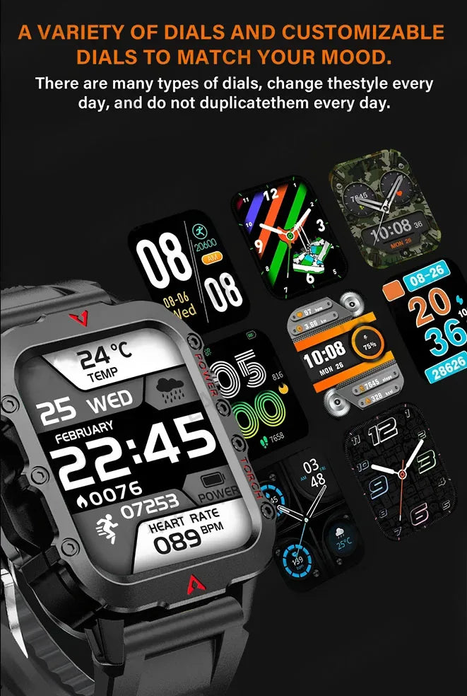 2025 Smartwatch New GPS Smart Watch Men 1.71 Inch HD Display GPS & Make/Receive Phone Calls 400mAh Battery Braceletes