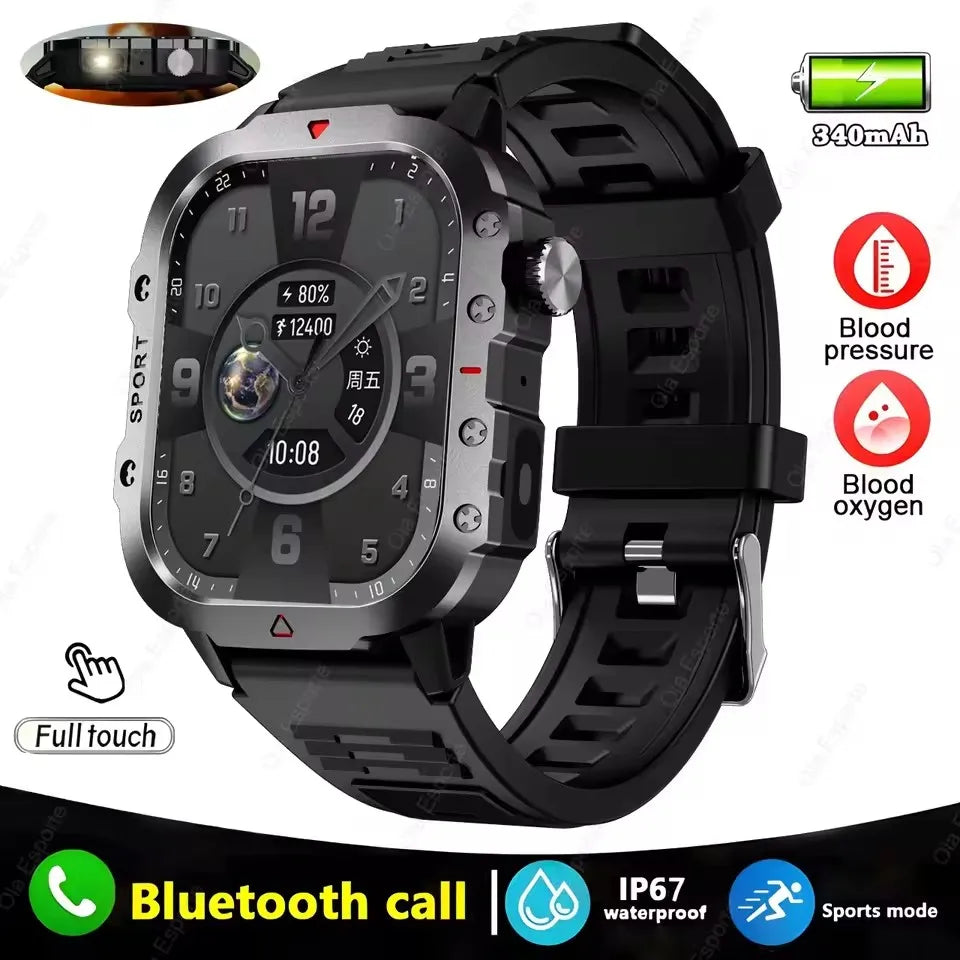 2025 Smartwatch New GPS Smart Watch Men 1.71 Inch HD Display GPS & Make/Receive Phone Calls 400mAh Battery Braceletes