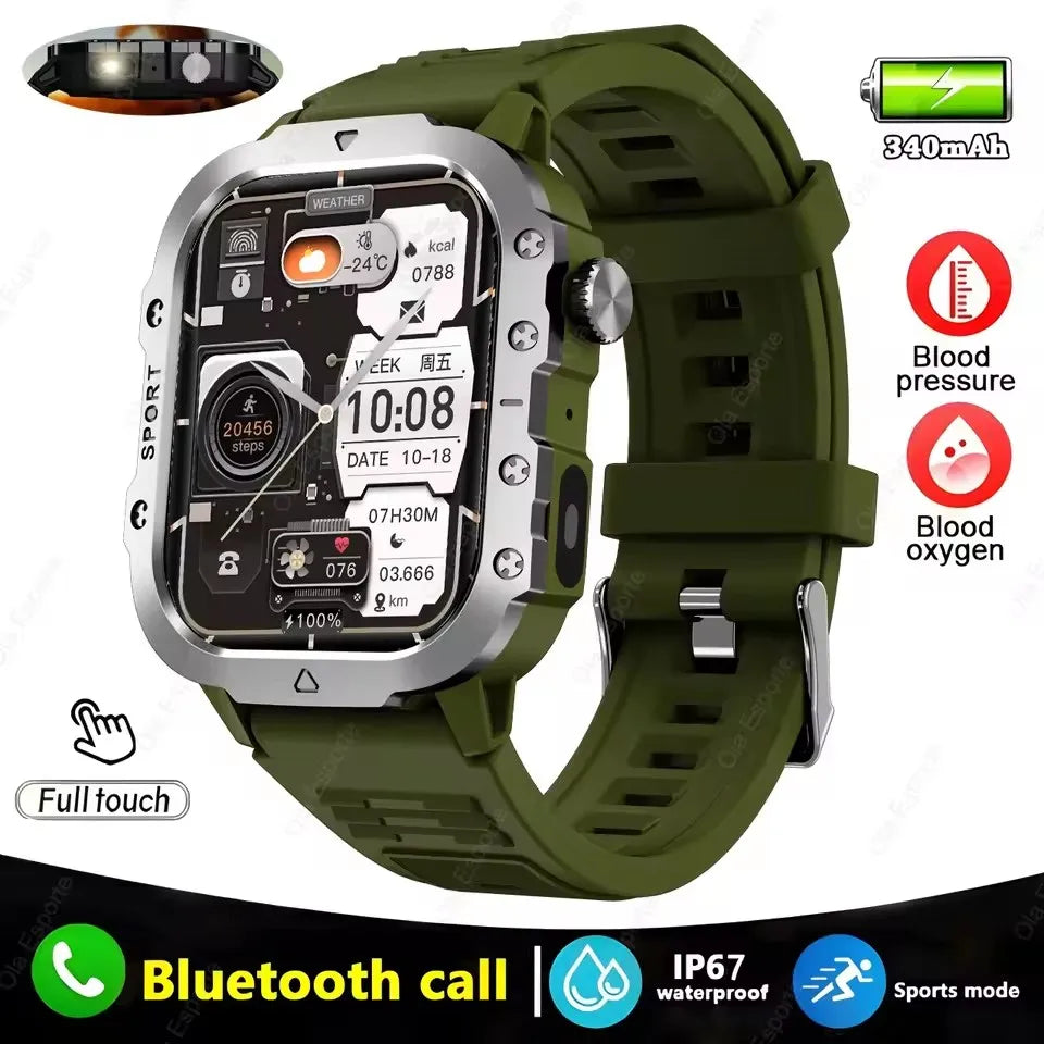2025 Smartwatch New GPS Smart Watch Men 1.71 Inch HD Display GPS & Make/Receive Phone Calls 400mAh Battery Braceletes