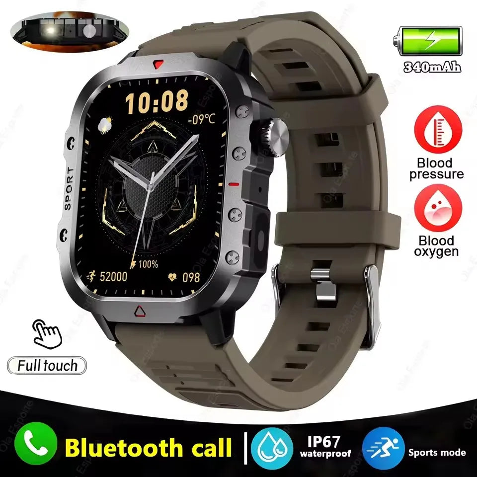 2025 Smartwatch New GPS Smart Watch Men 1.71 Inch HD Display GPS & Make/Receive Phone Calls 400mAh Battery Braceletes