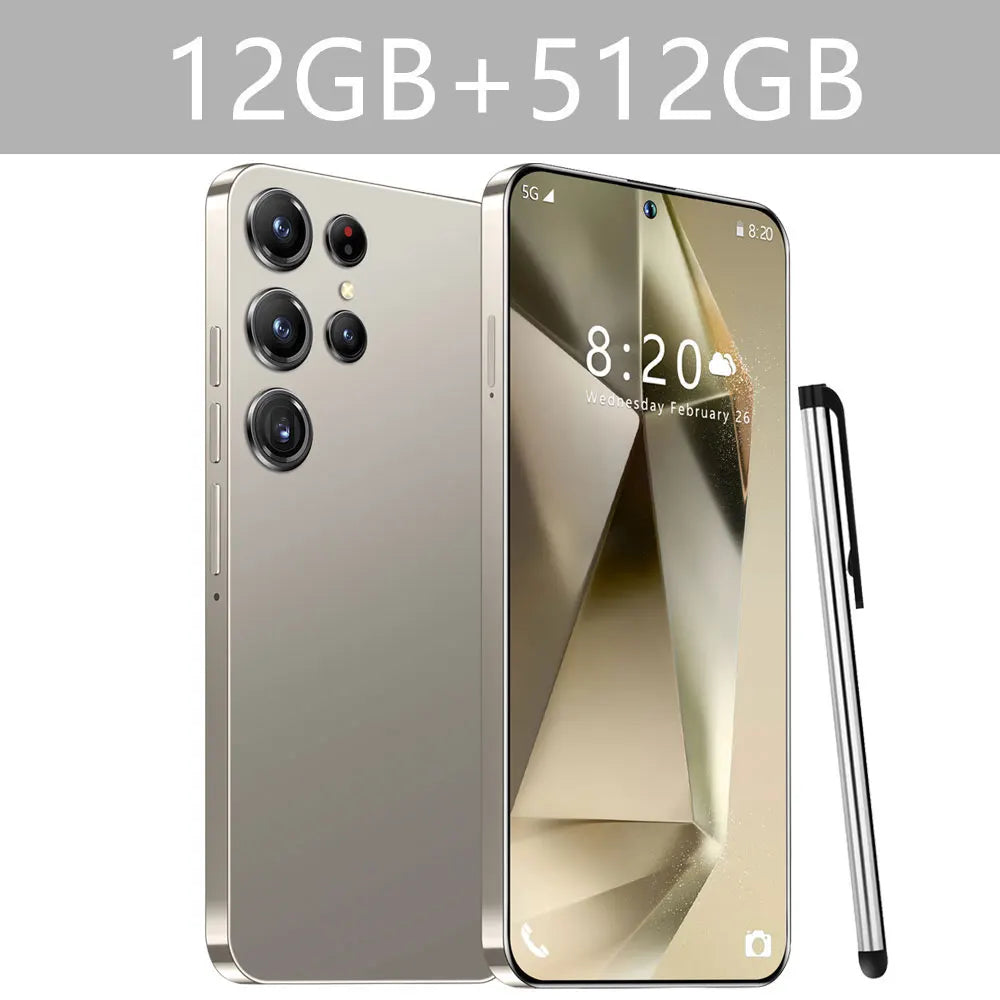 New S24 Ultra Smartphone 5G 7.3 HD Screen 16+1TB Snapdragon 8 gen 3 Dual Sim Cellphones Face ID Cell Phone Mobile Phones Android