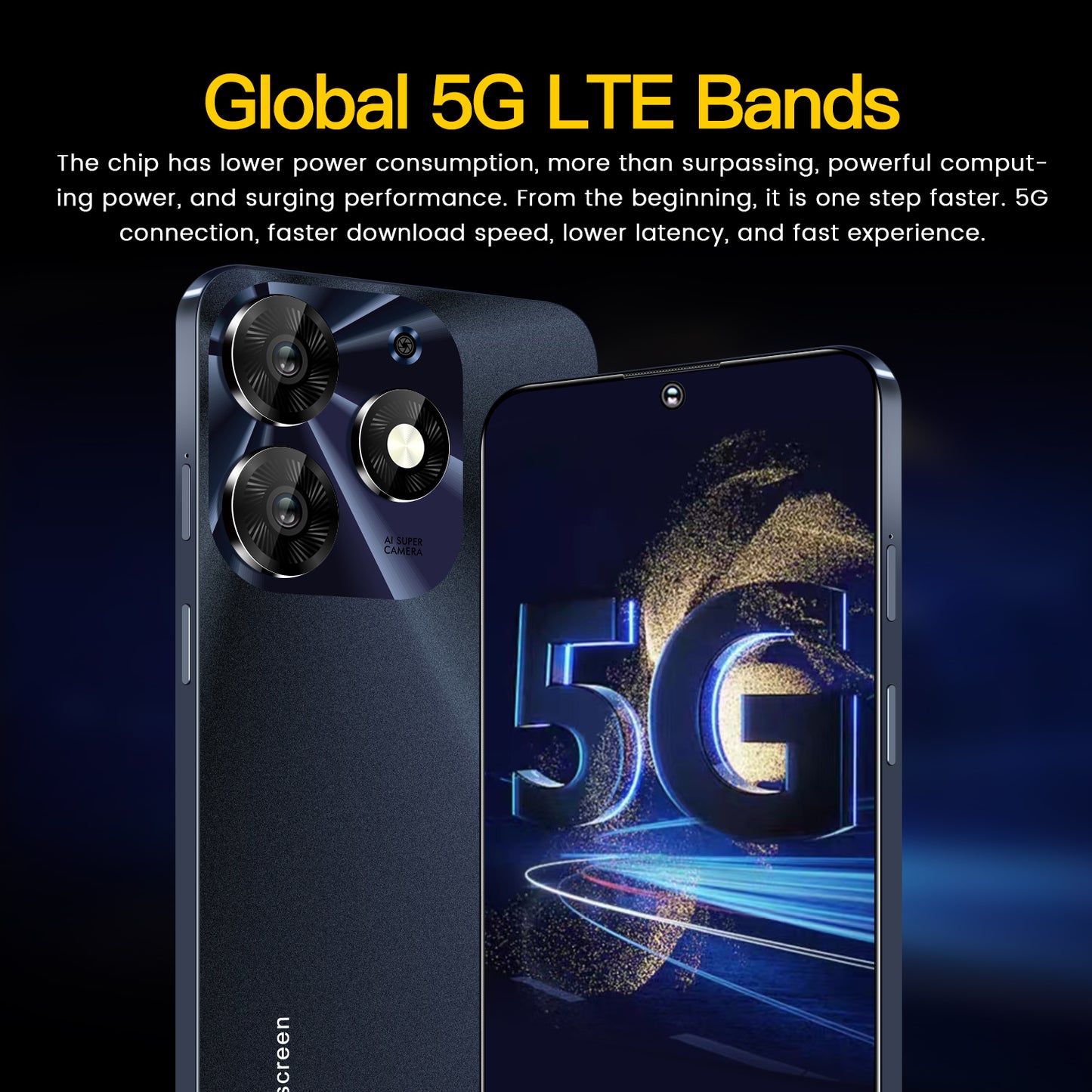 2024 Cell Phone 5G C16 Pro Max 7.3inch HD Full Screen,16GB+1TB,celulares Smartphone Android 13 Mobile Phones Global Version Unlocked