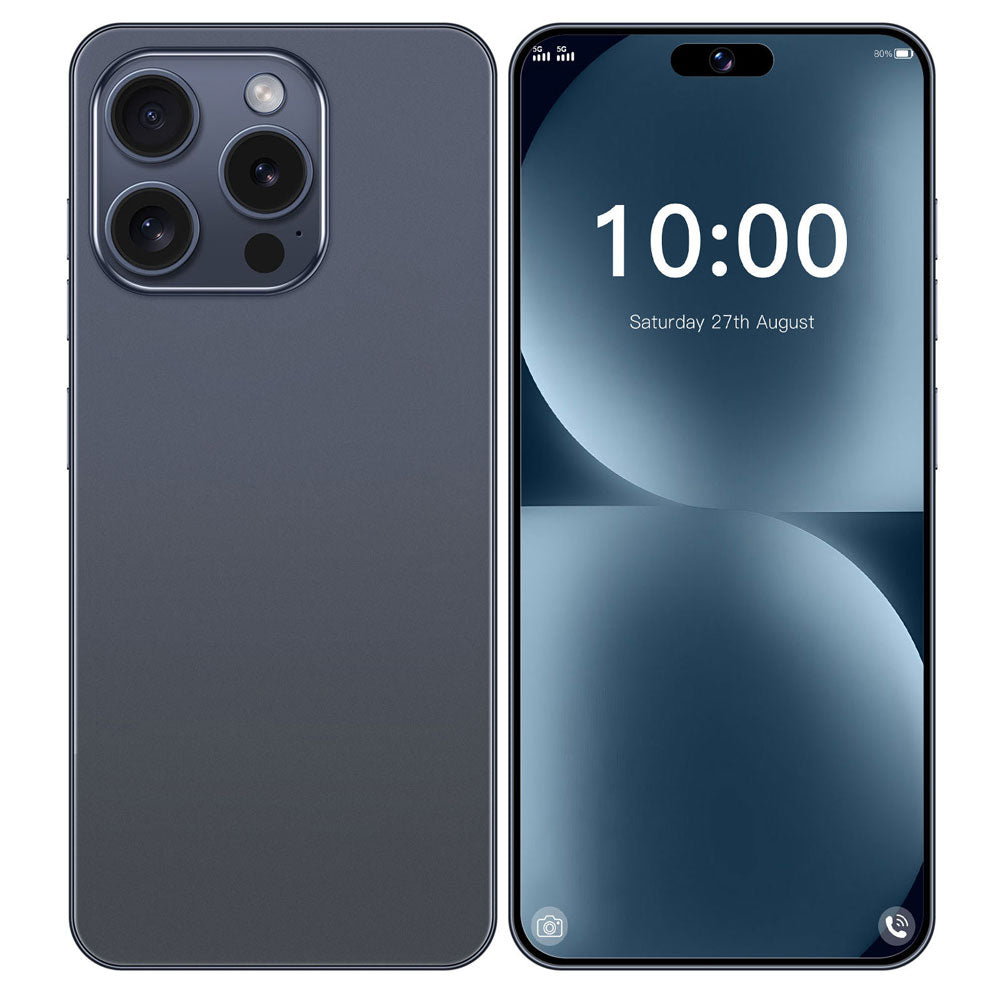 I15 Pro Max Smartphone Android 6.7inch Cellphones Face Recognition 16GB+1TB Smart Mobile Phones Global Version 4G 5G Cell Phone