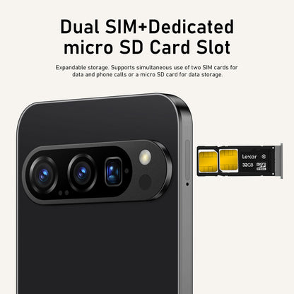 New Pixel 9 Pro Smartphone 7.3HD Cellphones Android 15 Dual Sim Original Mobile Phones 8800mAh Cell Phone 5G Global Version