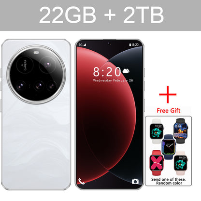 2025 New Smartphone 15 Ultra 7.3HD 5G Dual Card Dual Standby Mobile Phones Android 14 Global Version Cell Phone 8000mAh