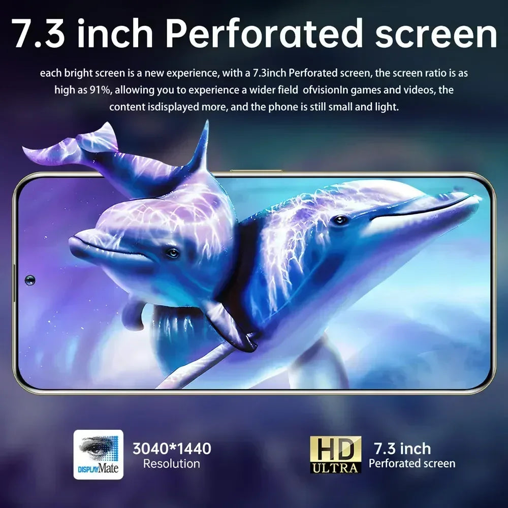 S24 Ultra 7.3'' 5G Original Smartphone 7800mAh Snapdragon 8 Gen 3 Cell Phone Android 14 Smart Mobile Phones Global Cellphones