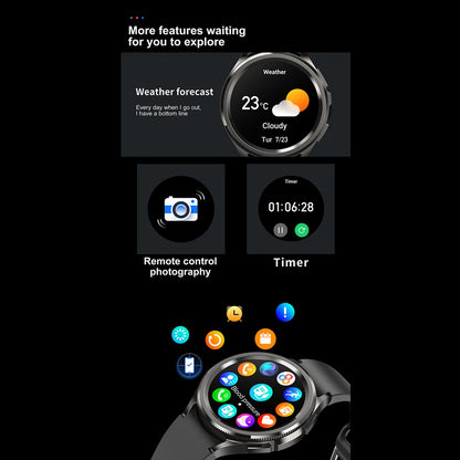 2025 New Smart Watch 6 Smartwatch AMOLED Always On Display Bluetooth Call GPS NFC Smart Watch Men Android IOS
