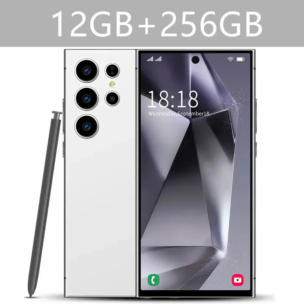 Original S24 Ultra Smartphone 7.3'' 5G Snapdragon 8 Gen 3 16GB+1TB Cellphones Mobile Phones Face Unlocked Cell Phone Android 14