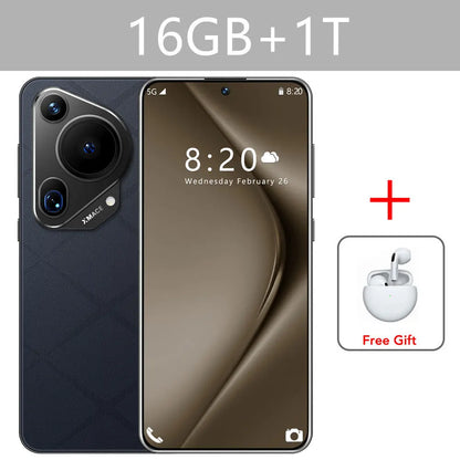 Original New P70 Ultra Smartphone 5G 7.3inch 16GB+1TB Cell Phone Dual Sim Android Mobile Phone 8000mAh Cellphones Global Version