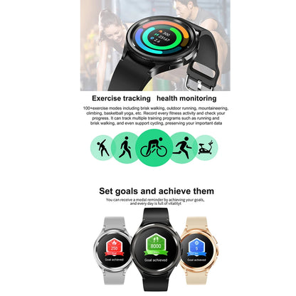 2025 New Smart Watch 6 Smartwatch AMOLED Always On Display Bluetooth Call GPS NFC Smart Watch Men Android IOS