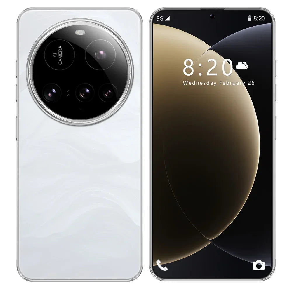 2025 New Smartphone 15 Ultra 7.3HD 5G Dual Card Dual Standby Mobile Phones Android 14 Global Version Cell Phone 8000mAh