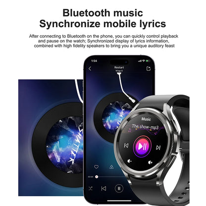 2025 New Smart Watch 6 Smartwatch AMOLED Always On Display Bluetooth Call GPS NFC Smart Watch Men Android IOS