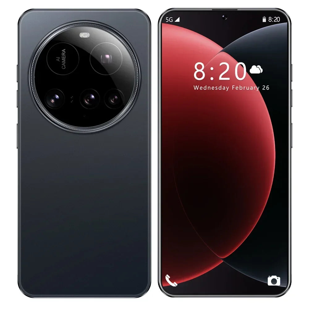 2025 New Smartphone 15 Ultra 7.3HD 5G Dual Card Dual Standby Mobile Phones Android 14 Global Version Cell Phone 8000mAh