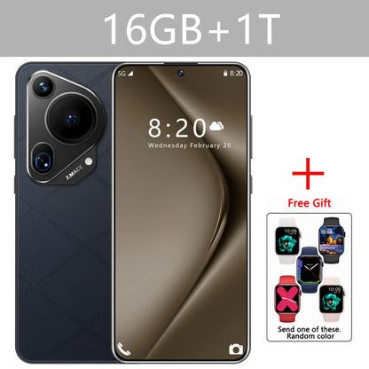 Original New P70 Ultra Smartphone 5G 7.3inch 16GB+1TB Cell Phone Dual Sim Android Mobile Phone 8000mAh Cellphones Global Version