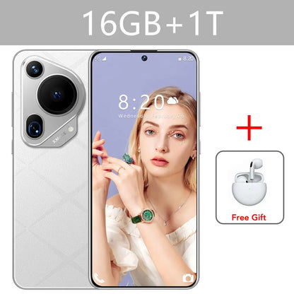 Original New P70 Ultra Smartphone 5G 7.3inch 16GB+1TB Cell Phone Dual Sim Android Mobile Phone 8000mAh Cellphones Global Version