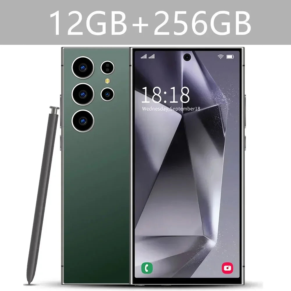 Original S24 Ultra Smartphone 7.3'' 5G Snapdragon 8 Gen 3 16GB+1TB Cellphones Mobile Phones Face Unlocked Cell Phone Android 14