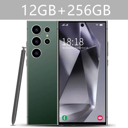 Original S24 Ultra Smartphone 7.3'' 5G Snapdragon 8 Gen 3 16GB+1TB Cellphones Mobile Phones Face Unlocked Cell Phone Android 14