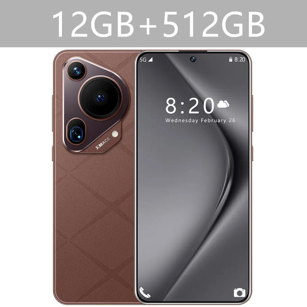 Original New P70 Ultra Smartphone 5G 7.3inch 16GB+1TB Cell Phone Dual Sim Android Mobile Phone 8000mAh Cellphones Global Version