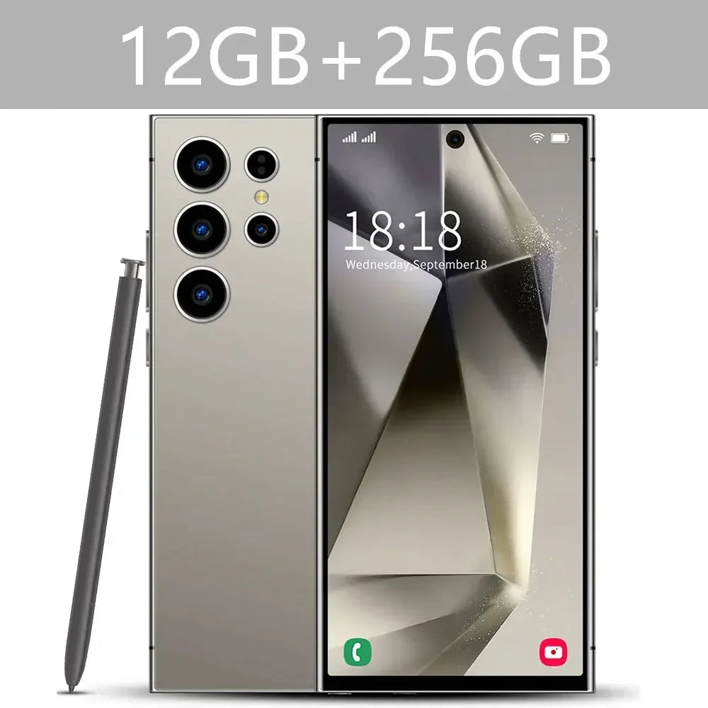 Original S24 Ultra Smartphone 7.3'' 5G Snapdragon 8 Gen 3 16GB+1TB Cellphones Mobile Phones Face Unlocked Cell Phone Android 14